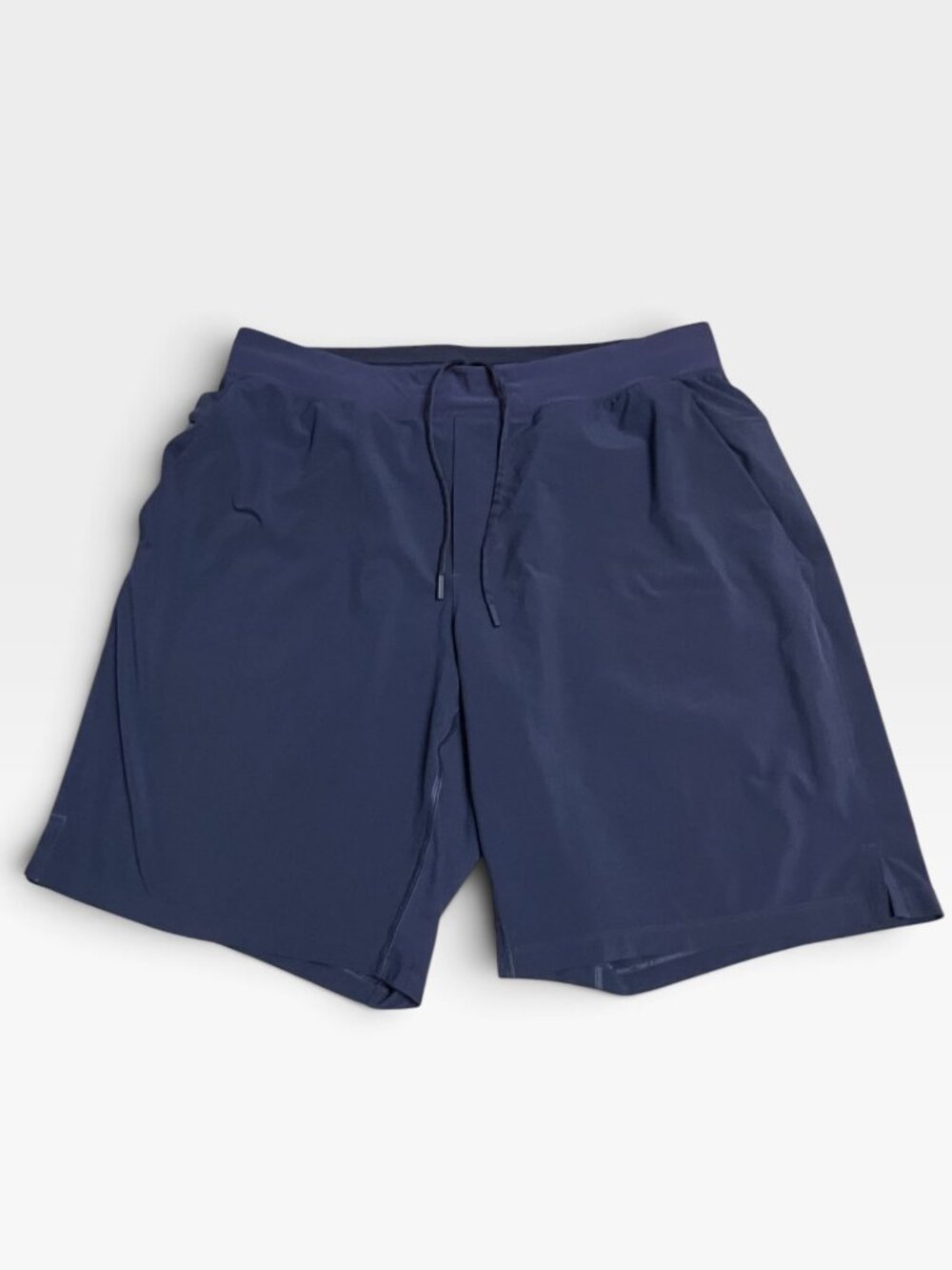 Lululemon Men's Navy Pace Breaker Style Shorts Drawstring Pockets,Athletic L
